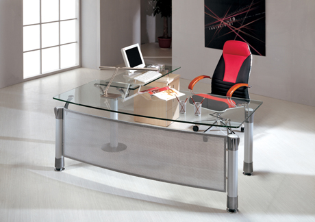 Office Desk|Glass Executive Desk|Office Furniture|Glass Executive Desk|������̨|�����칫��|�����칫̨ CG-BLBT-15