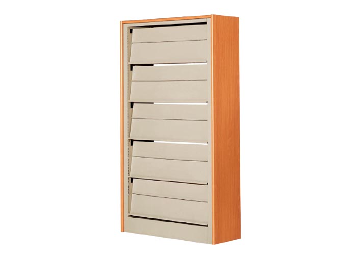 Library Furniture|Magazine Rack|Office Furniture|5-storey Single-faced Periodical Cabinet|��ľ�ڿ��� CG-C-5A