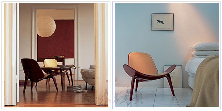 现代经典休闲椅|真皮休闲椅|办公家具|微笑椅|休闲椅|三足贝壳椅,休闲椅,弯板椅,设计师椅